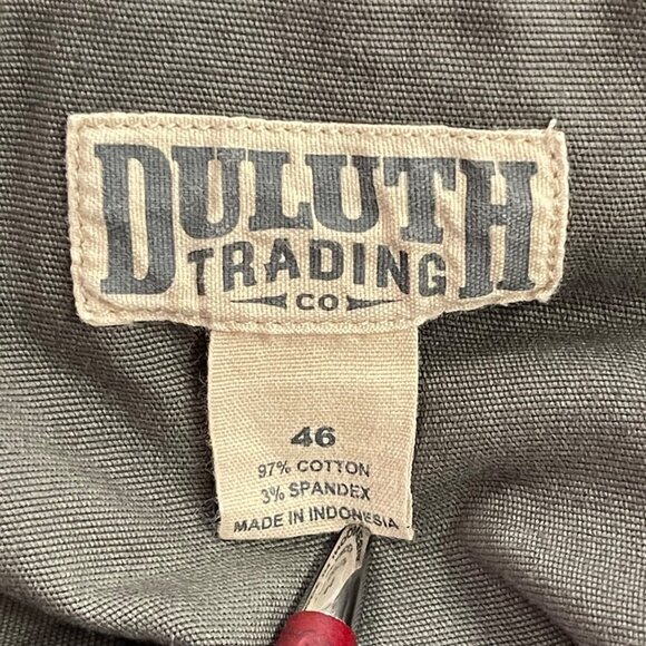 Duluth Trading Co Mens 46 Gray Flex Fire Hose Cargo Shorts Utility Pockets - Picture 4 of 15
